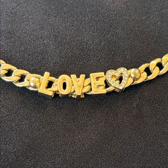 Gold Tone Love Bracelet 8 inch - Picture 2 of 2
